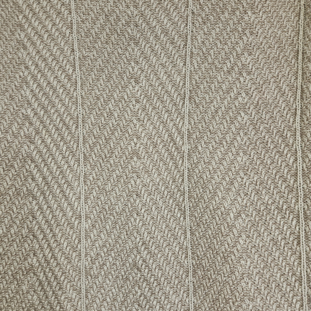 Eight Eight Eight Tan Textured Knit Cowl Neck Sweater Size M Loose Fit Lagenlook - Picture 6 of 10